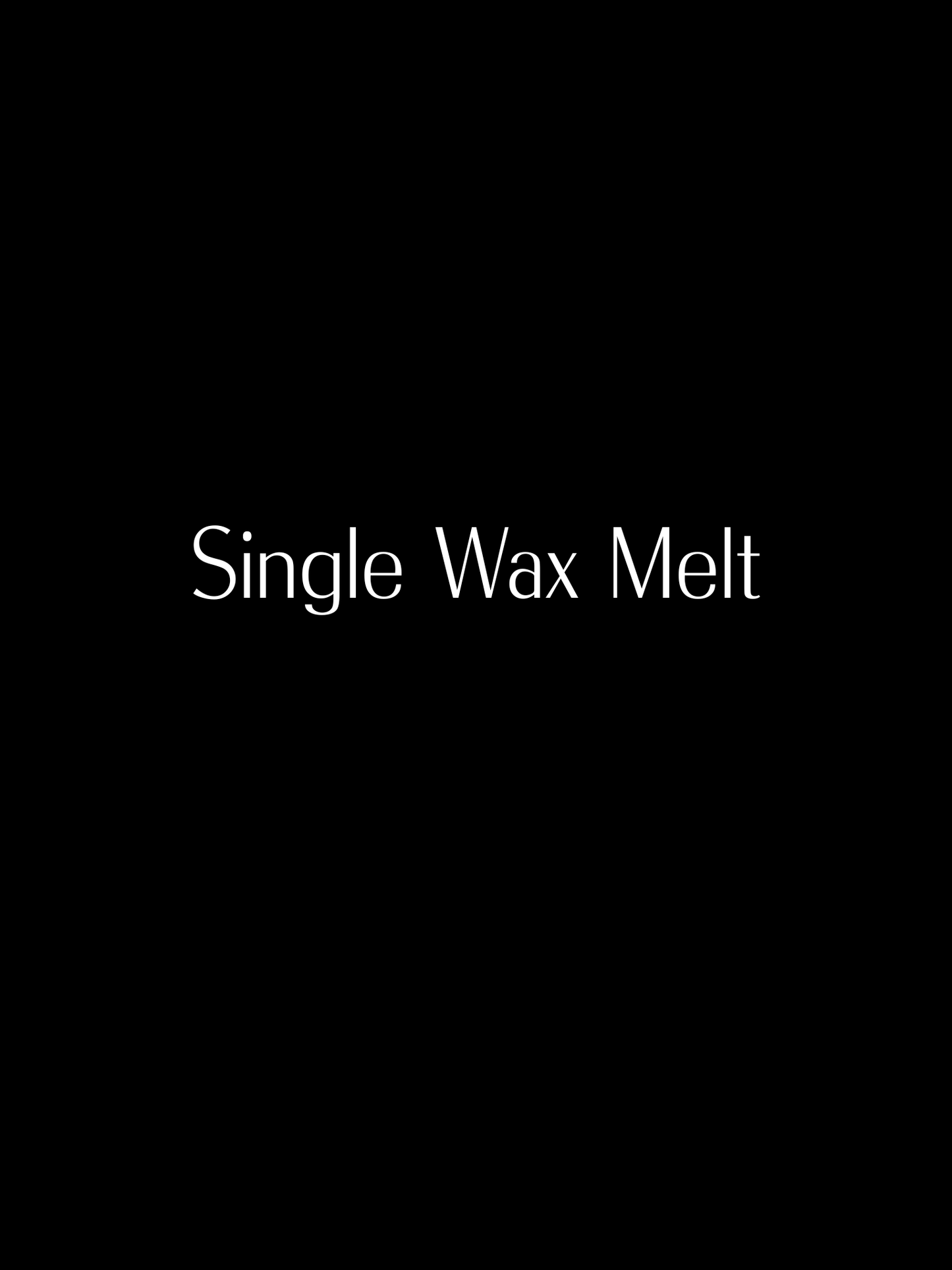 Single Wax Melt